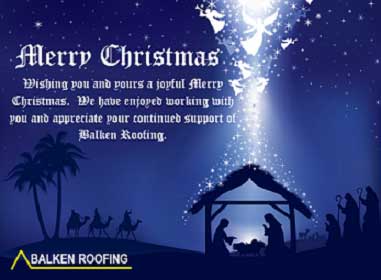 Merry Christmas From Balken Roofing