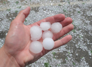 asheville hail